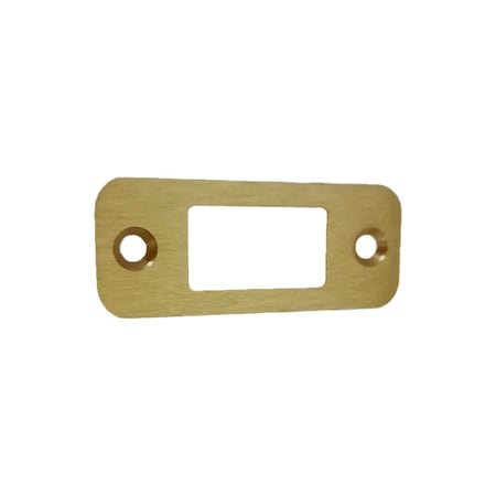 Emtek Emtek 83224US4 Radius Deadbolt Strike French Satin Brass Finish 83224US4